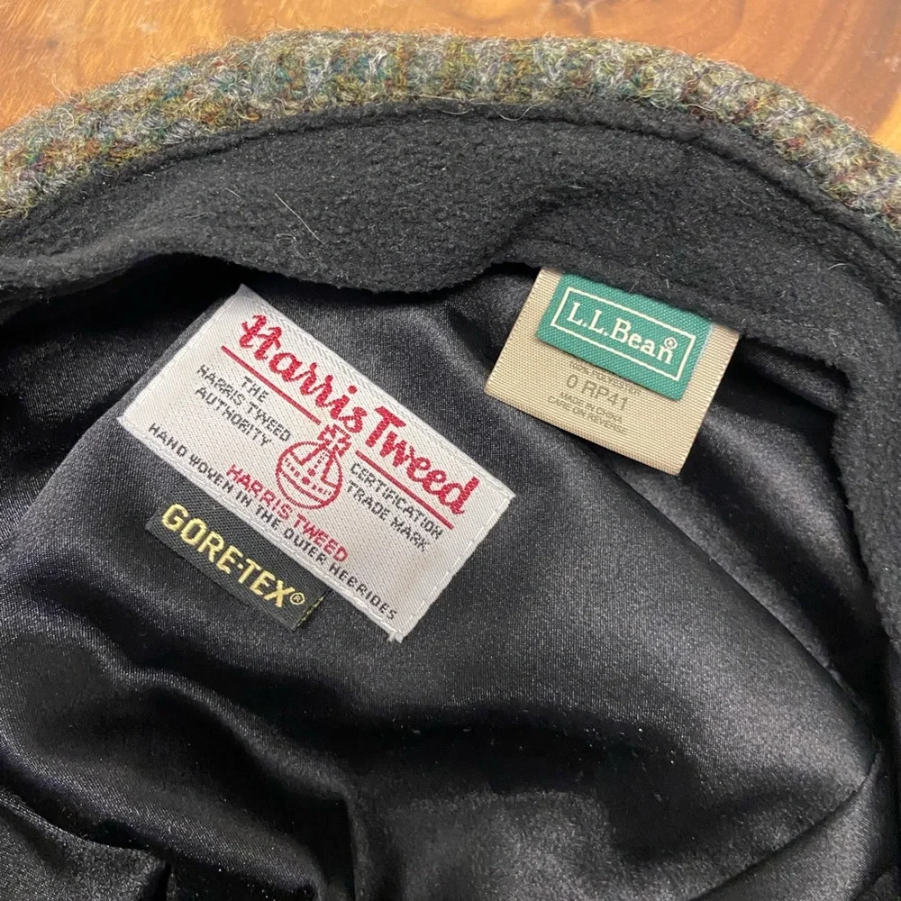 LL Bean x Harris Tweed Vintage Newsboy Bap